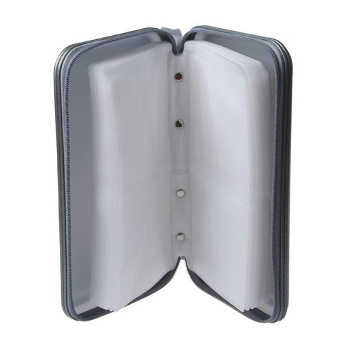 80 Disc Album CD DVD Carry Cover Case Wallet Storage Holder Bag Hard Box -7280 - Photo 2/6
