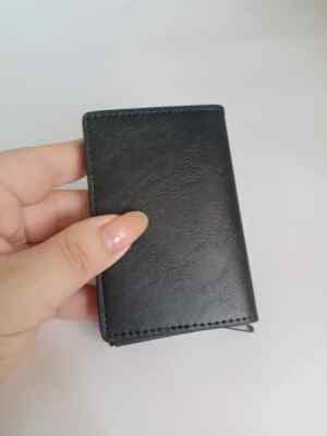 Portafoglio Uomo Slim RFID - Portacarte Pop-up Con Portamonete | Design Moderno E Anticlonazione - Foto 8