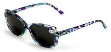 Women's Bifocals Reading Sunglasses Reader Glasses Vintage Outdoor Cateye Mosaic