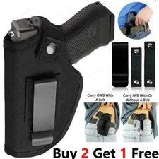 Gun Holster Tactical Concealed Left/Right Hand IWB OWB Belt Weapon Carry Pistol