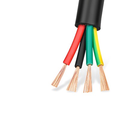 Stromkabel 3-adrig, 0,75 Mm², Schwarz, Flexibel – 1,5 Meter Länge, Für Haushalt, Werkzeuge, Beleuchtung