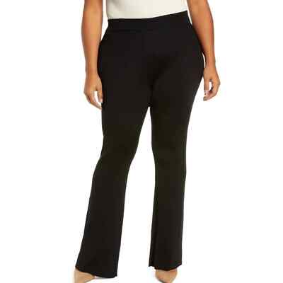 Good American Rib Seamless Flare Pants Black | eBay