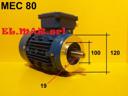 Elektromotor Einphasen Flansch B 14 U/min 2800 1400 900 U/min polig 2 4 6 230 V - Bild 10 von 23