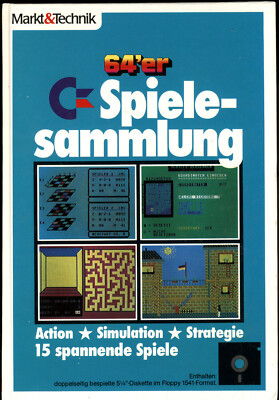 64´er Spielesammlung Band 1 # Markt & Technik # Commodore C64 / C128