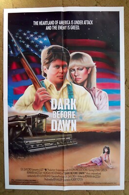 $6 for a loaf of bread?!  DARK BEFORE DAWN, 1988 movie poster w/Sonny Gibson