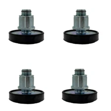 4PK Auto Car Lift Round Tray Rubber Pads Peg Screw-up Pads 50mm