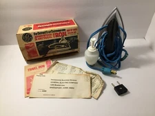 GE Spray, Steam & Dry Travel Iron For Domestic or Overseas Use 120/220 Volts AC