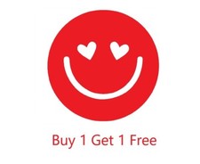 ~*~ SMILEY FACE Heart Eyes Happy Logo Vinyl Decal Wall Sticker Buy 1 Get 1 Free