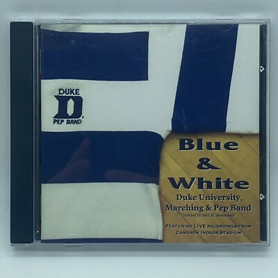 Duke University Marching & Pep Band ''Blue & White'' CD OOP 2002 Durham NC