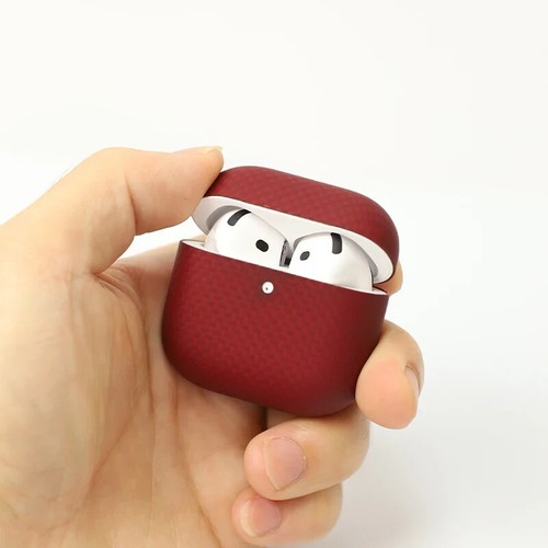 Real Carbon Fiber case For AirPods 4 Bluetooth Headphone Skin Cover - Picture 10 of 12