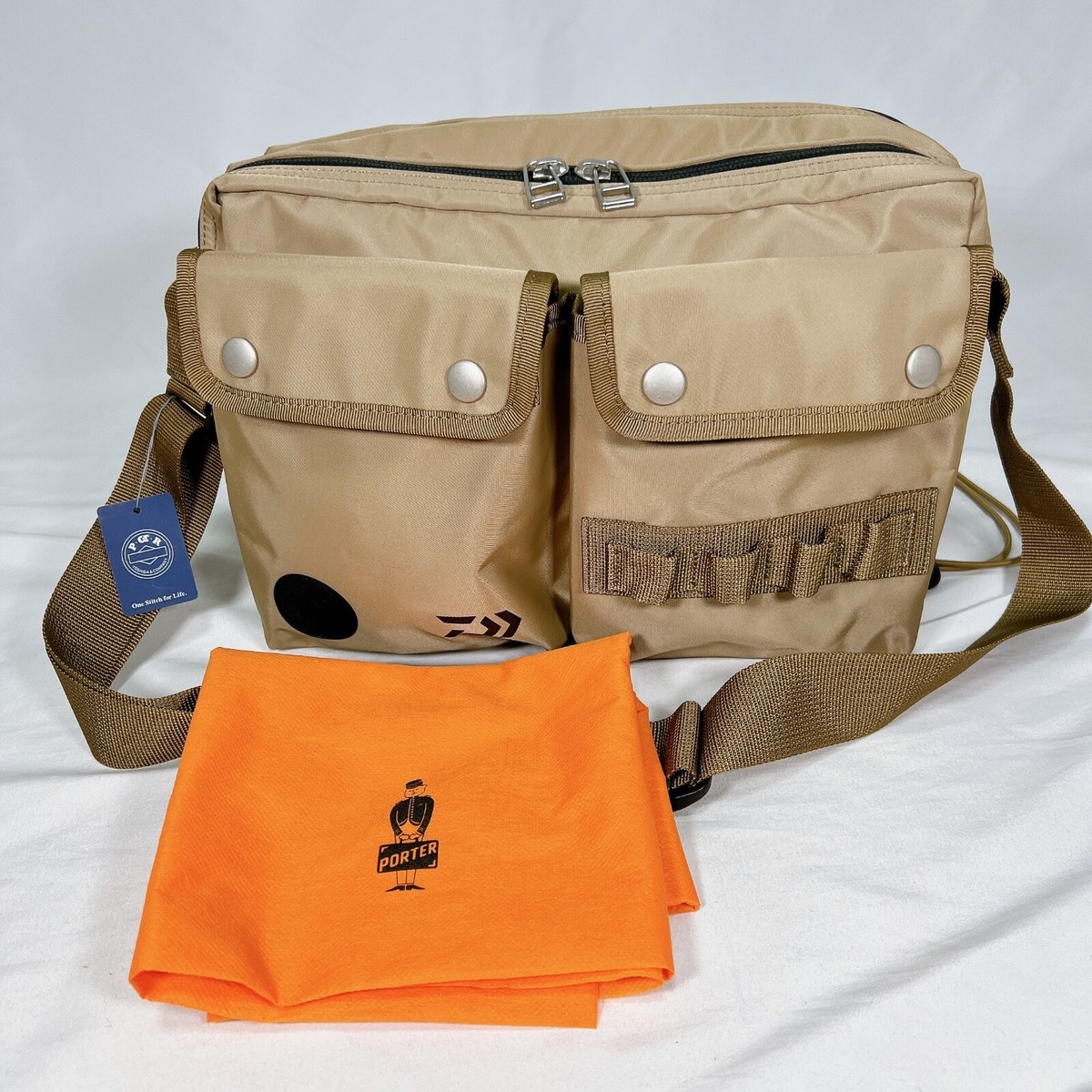 PORTER YOSHIDA DAIWA x POTR SHOULDER BAG fishing bag Brand new
