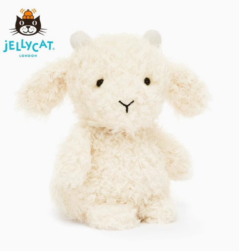 Peluche morbido Jellycat LITTLE GOAT CARINO divertente da collezione peluche fattoria nuovo con etichette - Foto 4 di 9