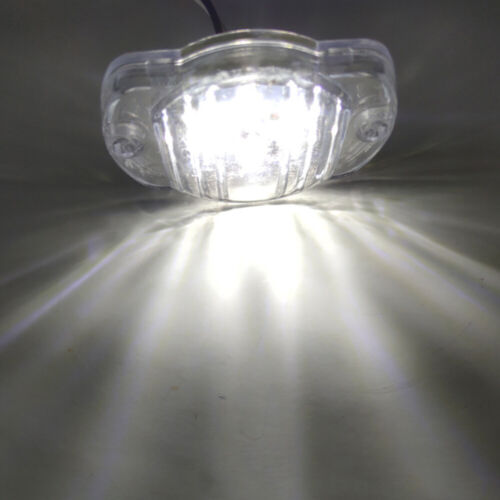 2Pcs Marine Boat 6 LED Deck Courtesy Lights Round White Stern Transom Light 12V - Foto 11 di 12