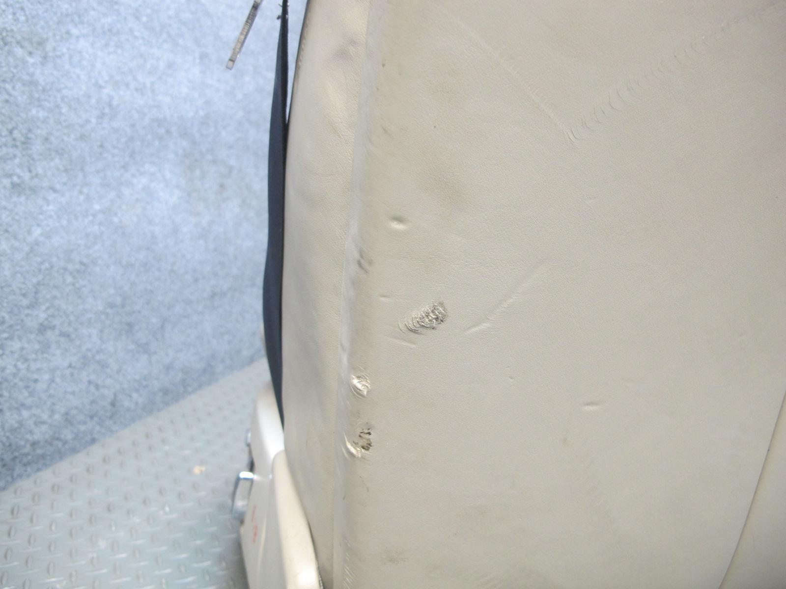 07-11 BENTLEY CONTINENTAL GTC CONVERTIBLE FRONT & REAR LEATHER SEAT BEIGE SET
