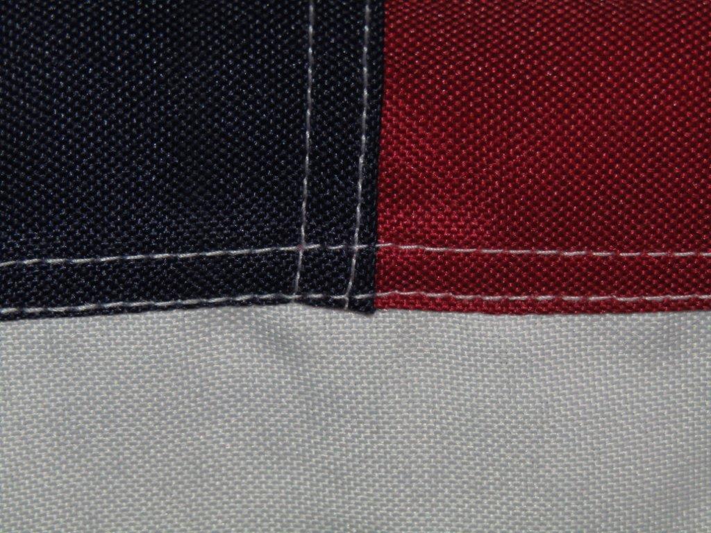 Bandiera Americana G128 2x3 Piedi In Poliestere 210D - Stelle Ricamate E Strisce Cucite