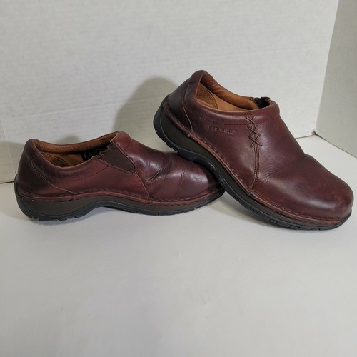 Red Wing Brown Leather Steel Toe Work 
