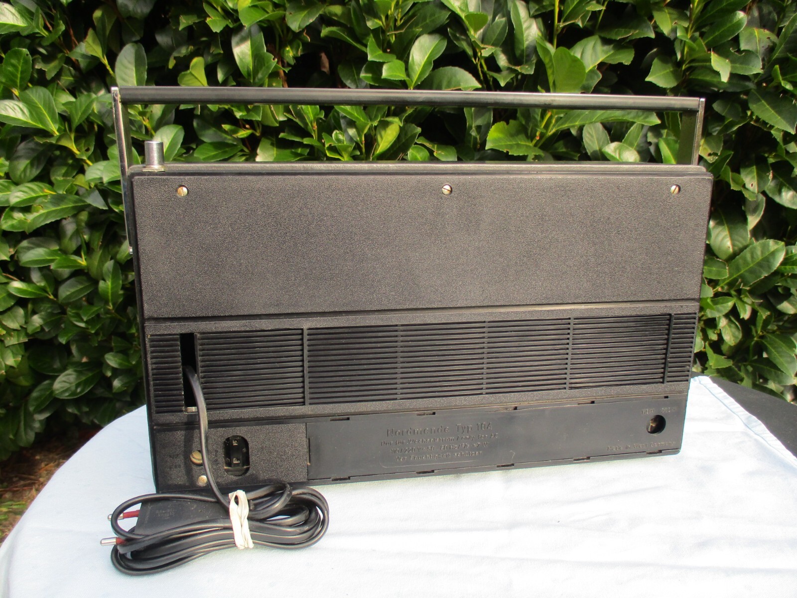 NORDMENDE TRANSIT EXACT, transistor radio, suitcase radio! MINT