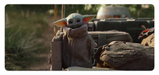 Baby Yoda Star Wars Mandalorian Grogu Mouse pad 35  x 16  EC5 Desk Pad