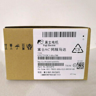 1PS For FUJI GYC751DC1-SA-Z88 AC SERVO MOTOR New Free Shipping