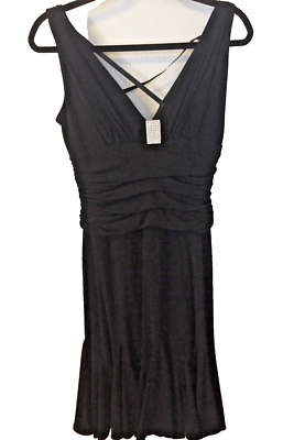 JS COLLECTIONS BLACK COCKTAIL/EVENING DRESS WITH RHINESTONES SIZE 12 PETITE  | eBay