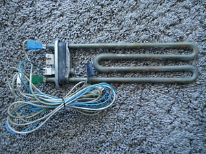 Heizung Heizstab 2050 Watt NTC Fühler Waschmaschine Siemens mit Anschlussleitung