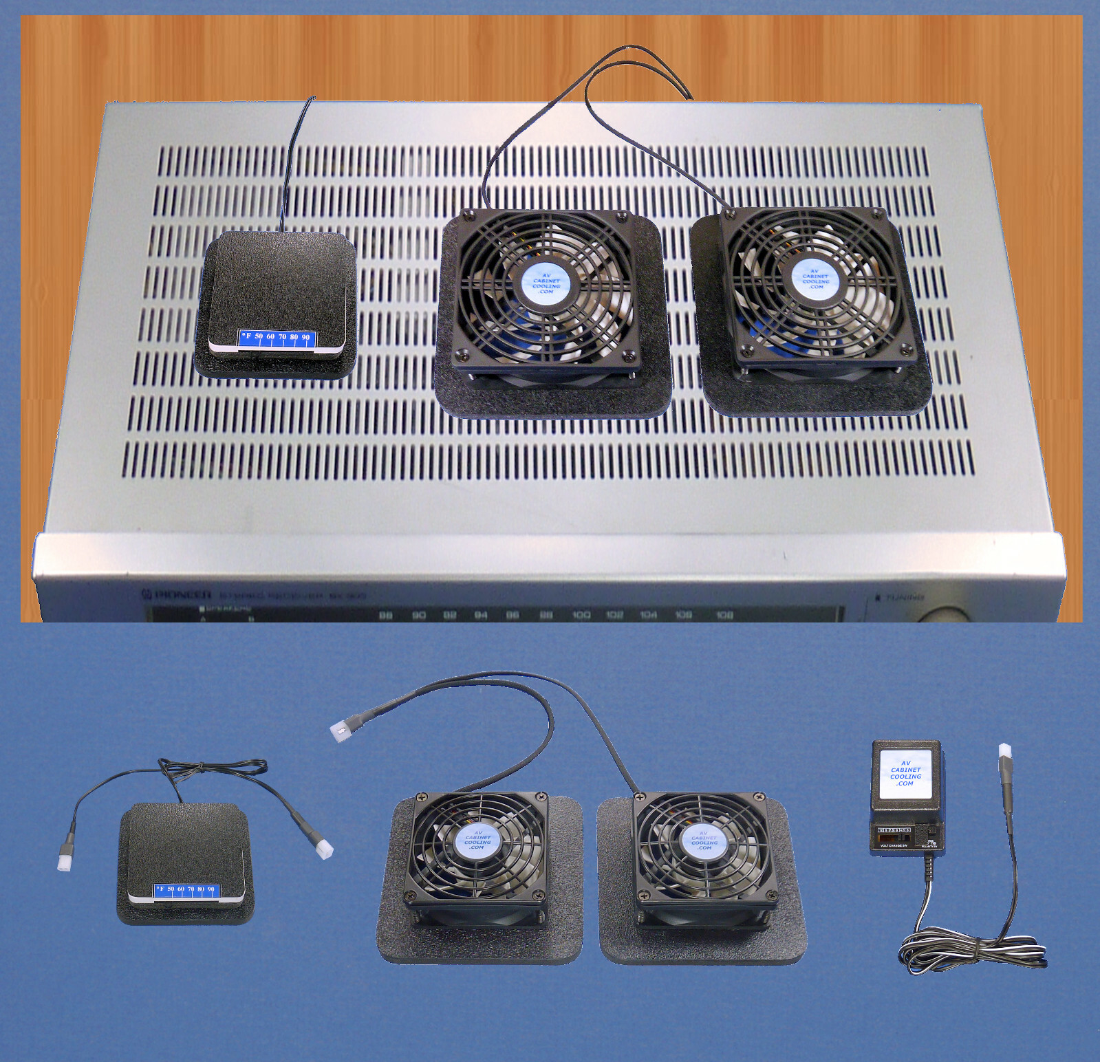 Stereo Cooling Fan With Thermostat Matttroy