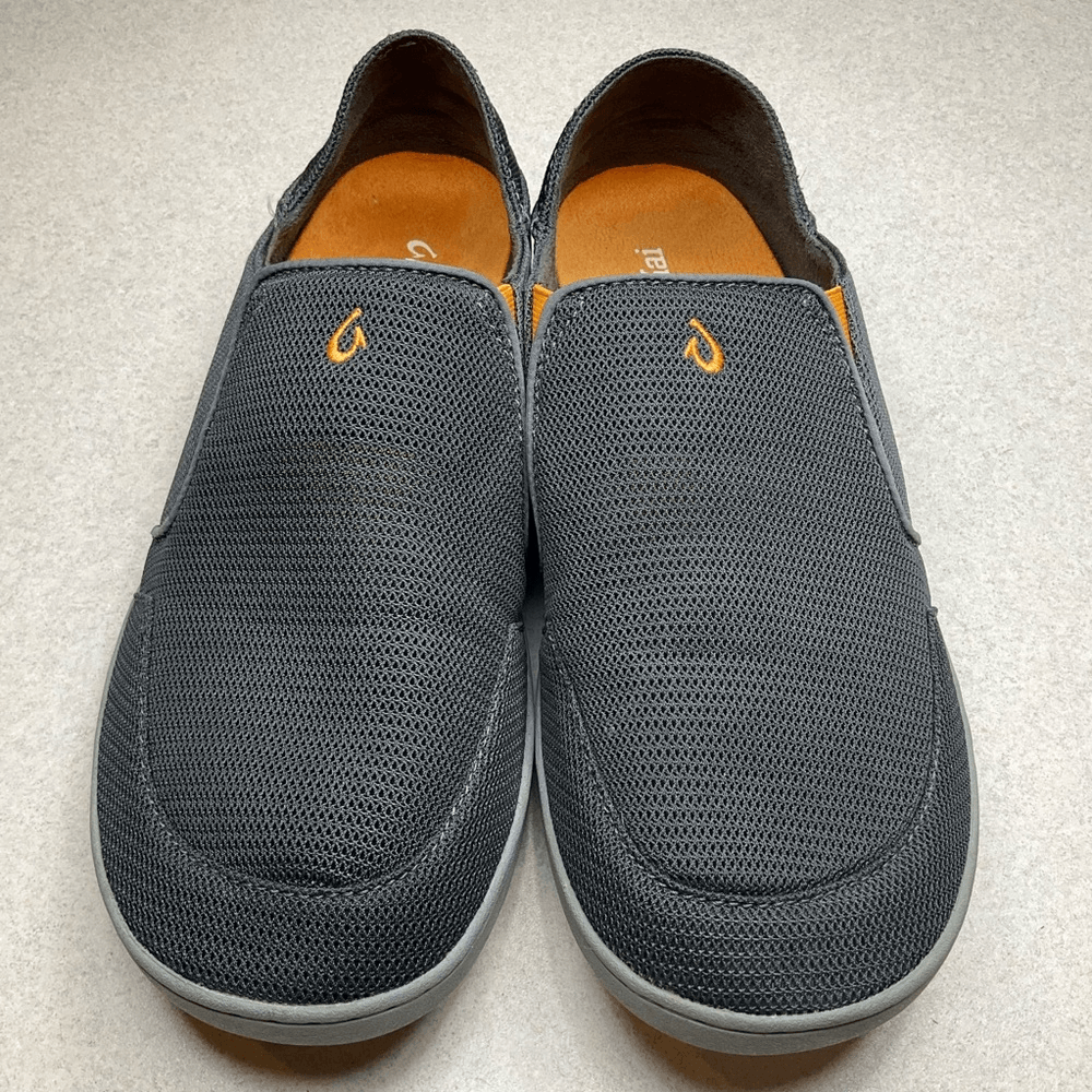 Olukai Nohea Mesh Boat Shoe 11.5 Dark Shadows Gray | eBay display picture 3