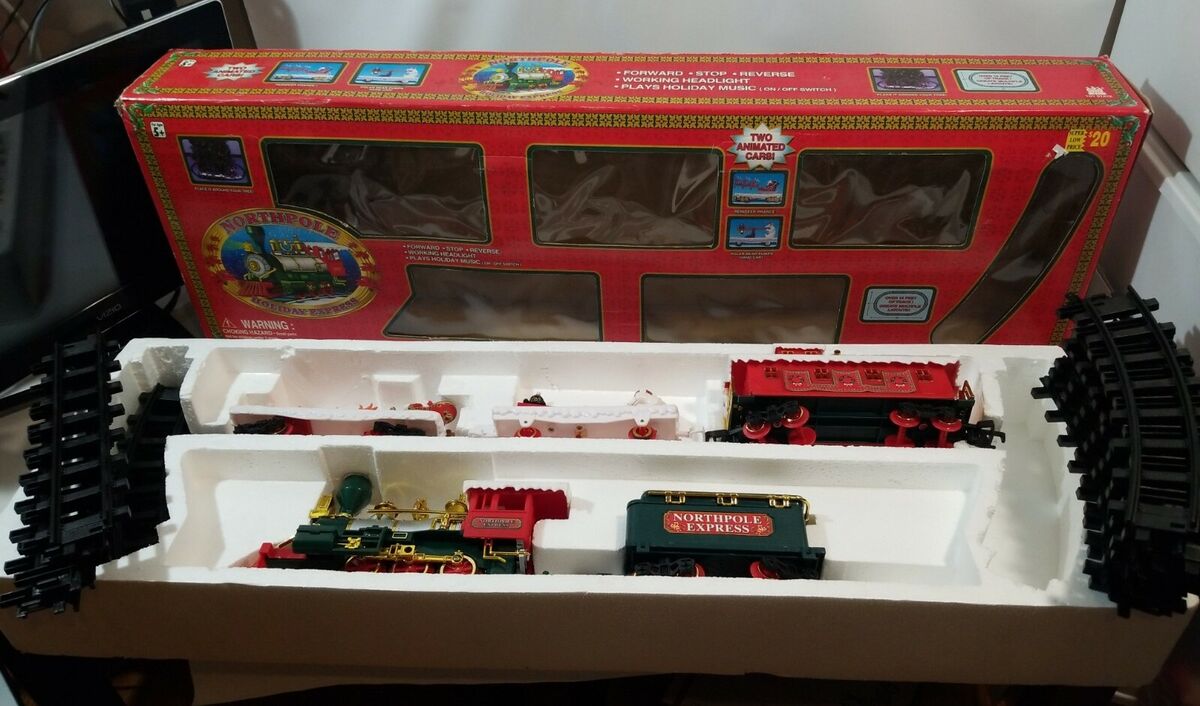 North Pole Holiday Express Christmas Animated Musical Train North Pole Holiday Express Christmas Animated Musical Train
