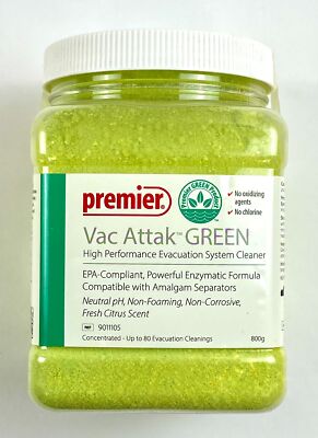 Premier Vac Attak Green Evacuation System Cleaner 800g