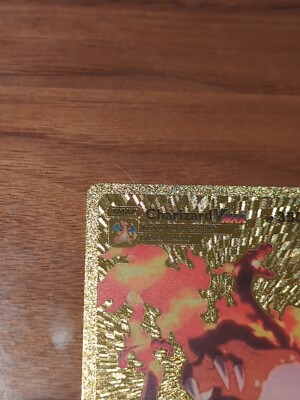 Charizard VMAX - 143/293 Gold Foil Pokemon Card Mint Condition Fan