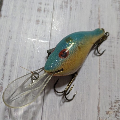 Leurre De Pêche Vintage Poe's Super Cedar 400 écrevisse - Bois Original USA