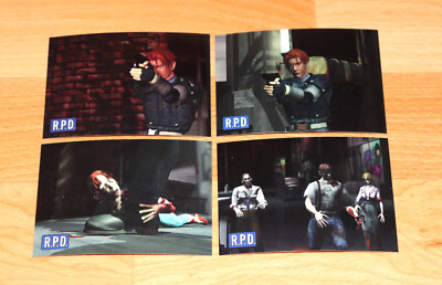 1998 Resident Evil 1 2 3  Wildstorm Trading Card Capcom Leon L06 L07 L08 L10