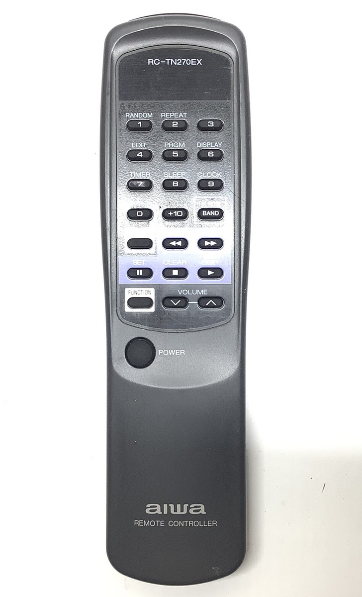 Aiwa コンポリモコン Aiwa RC-TN270EX Audio System Remote NSX-2750, NSX-2700 - Pre Owned
