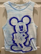New Disney Blue Mickey Mouse Tank Top. Size Junior M 7/9 . Great Tank For Summer