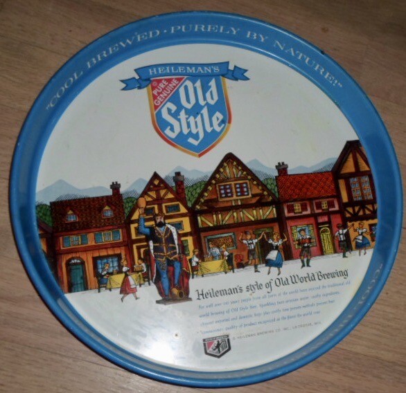 VINTAGE HEILEMAN’S OLD STYLE BEER TRAY eBay