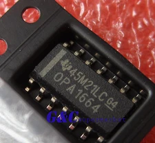 5PCS OPA1664AIDR TI IC OPAMP AUDIO 22MHZ RRO 14SOIC NEW R11