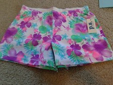 aeropostale kids' activate floral shorty shorts NWT