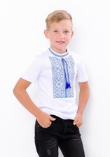 Embroidered shirt for a boy with short sleeves, Vyshyvanka, t-shirt, cotton 100 