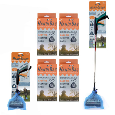HandiScoop Poop Scoop Easy Cleaning Up After Your Dog