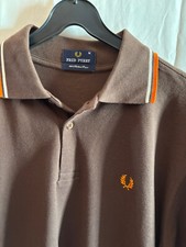 Chemise Fred Perry Homme Taille M - Manches Courtes, Motif Check Multicolore - Très Bon état