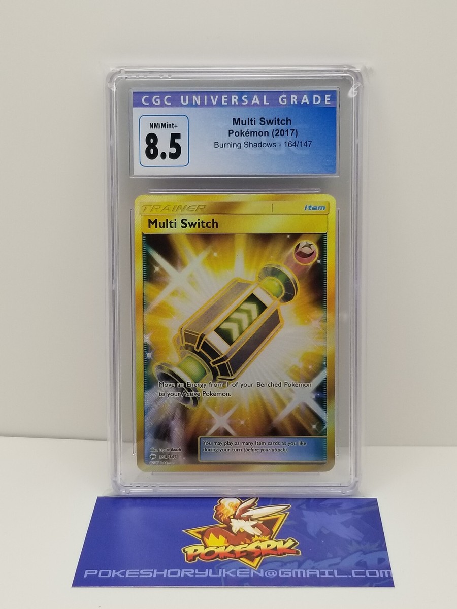 gold energy switch pokemon card 212/195- Silver Tempest - Full Art Toyste Beach SWSH12 Lightning Energy Gold Secret Rare
