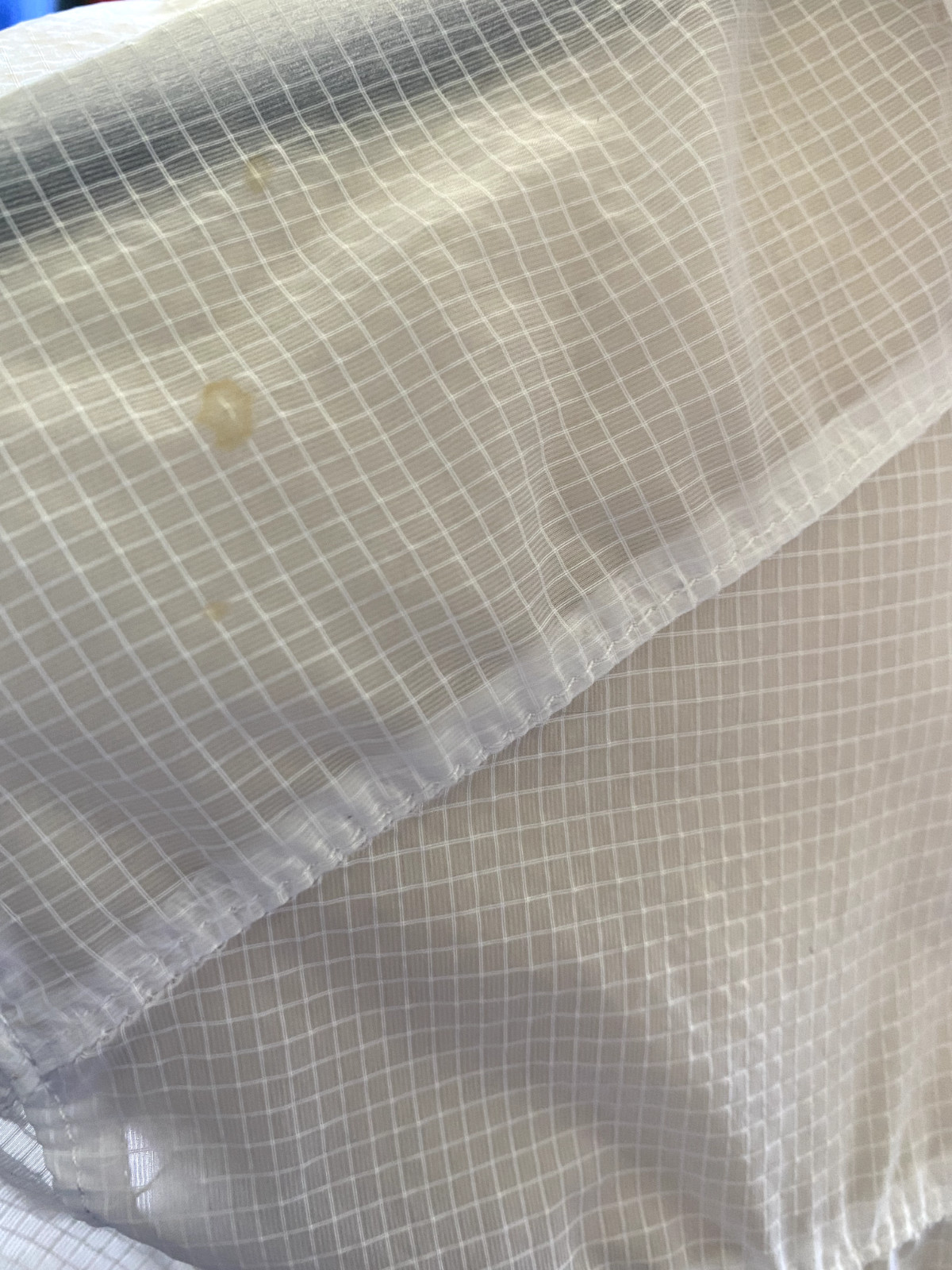 Fabletics Women White Translucent Windbreaker Siz… - image 3