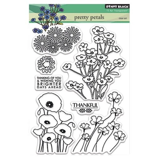 Flores y Plantas Penny Black Acrílico Sellos artesanales