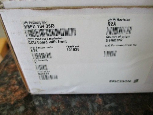 Ericsson, 9/BPD 104 36/3, CCU Control Board *RH042120 NOS FREE SHIPPING - Picture 6 of 6