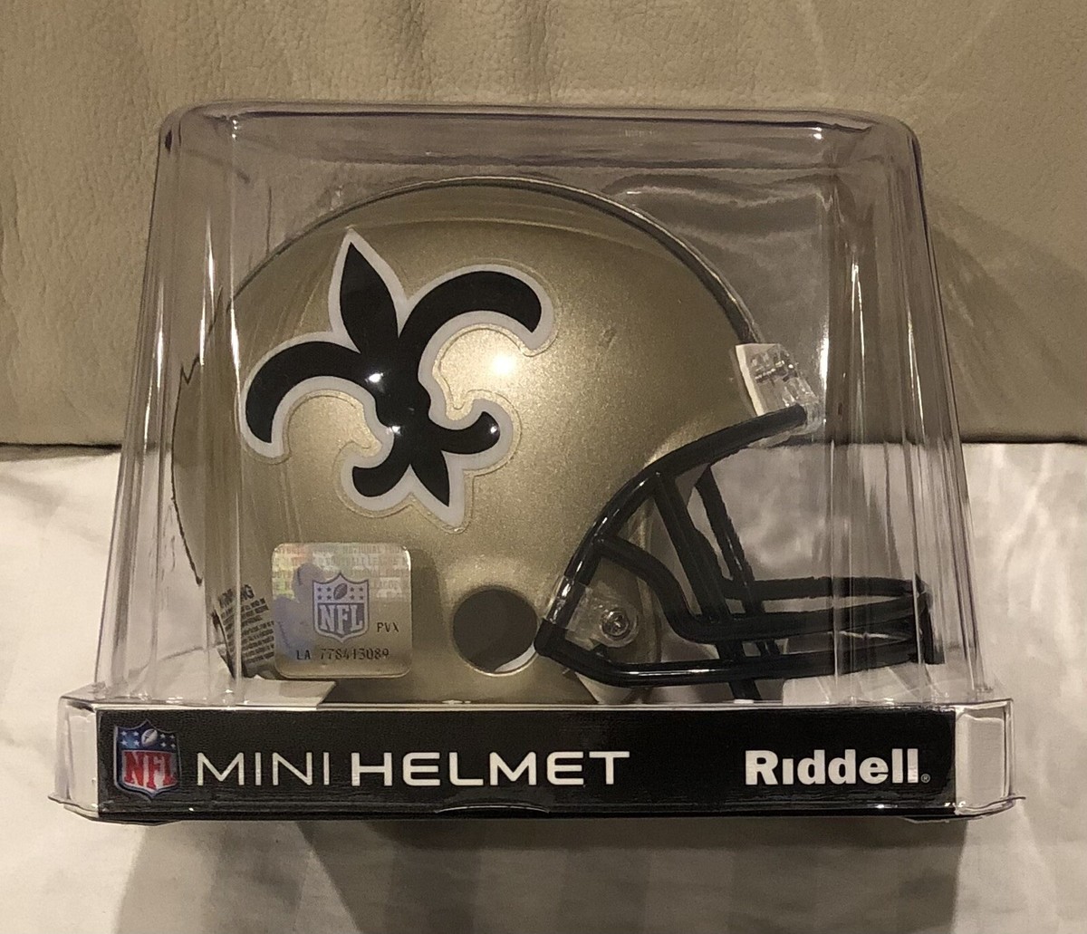 New Orleans Saints Mini Helmet VSR4 THROWBACK 76-99 NFL Riddell