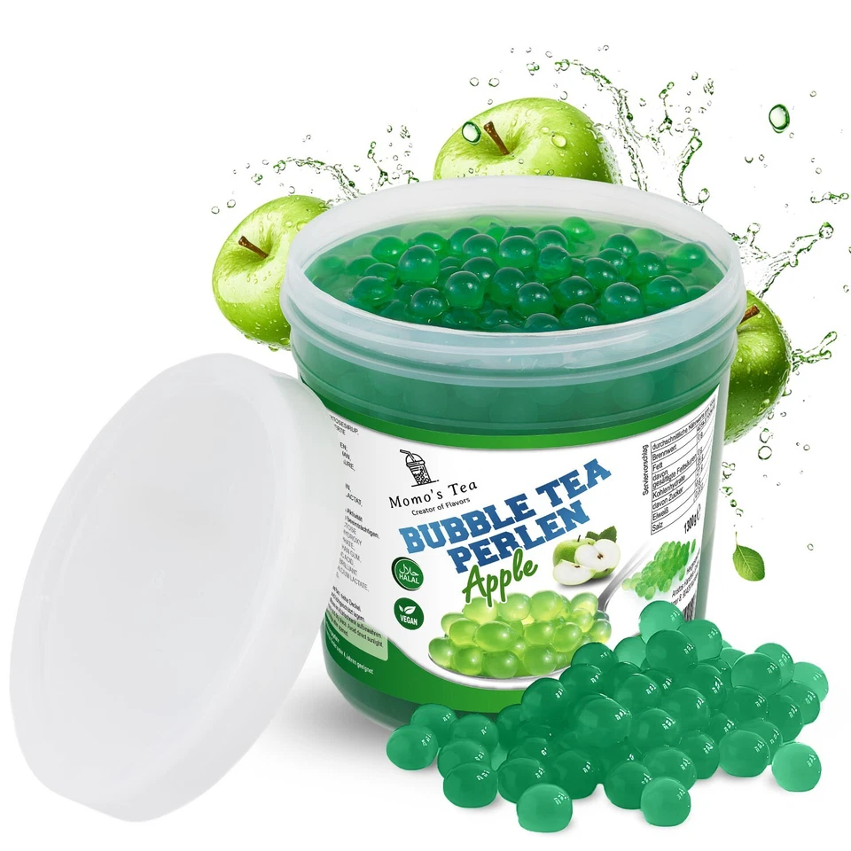 Bubble Tea XXL-Behälter – 1,3kg Popping-Boba Bubble Tea Perlen Popping Boba - Bild 3 von 4
