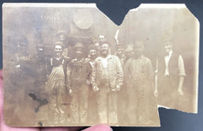 Vintage RPPC Union Pacific 4000 Locomotive w/ Conductors & Crew Photo Postcard