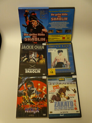 Eastern DVD: gelbe Hölle des Shaolin, Zakato, American Ninja,Todesfaust Cheng Li