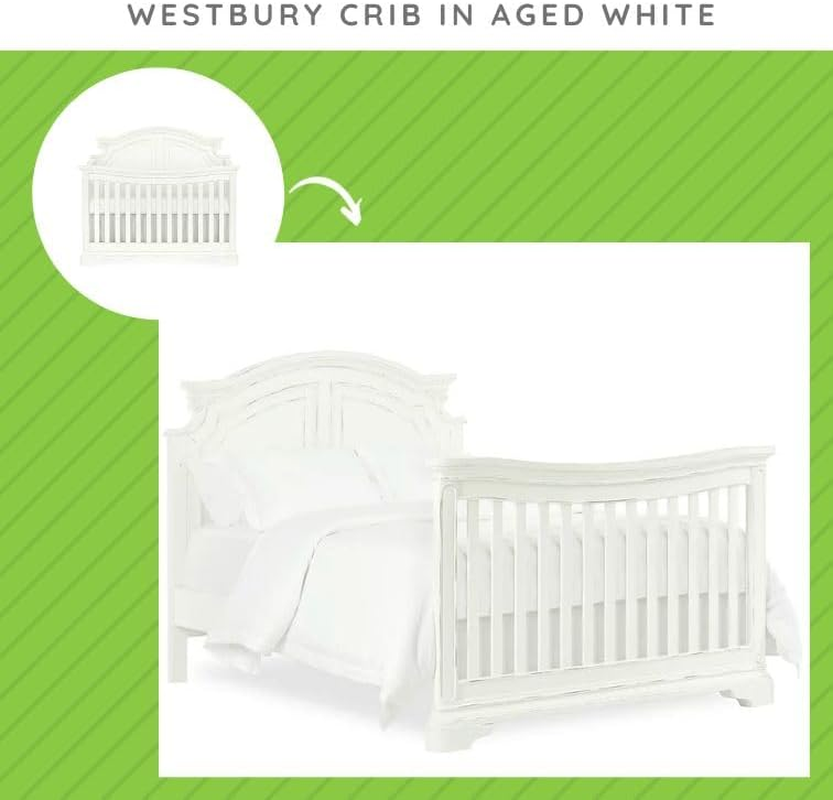 Full-Size Conversion Kit Bed Rails for Evolur Baby Convertible - Main Image