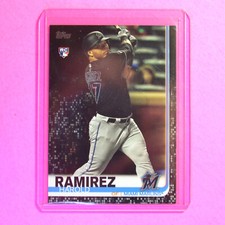 2019 Topps Update Harold Ramirez, Black Rookie Card RC #d/67, Marlins Mint